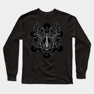 Inverted Sacred Geometry Scarab Long Sleeve T-Shirt